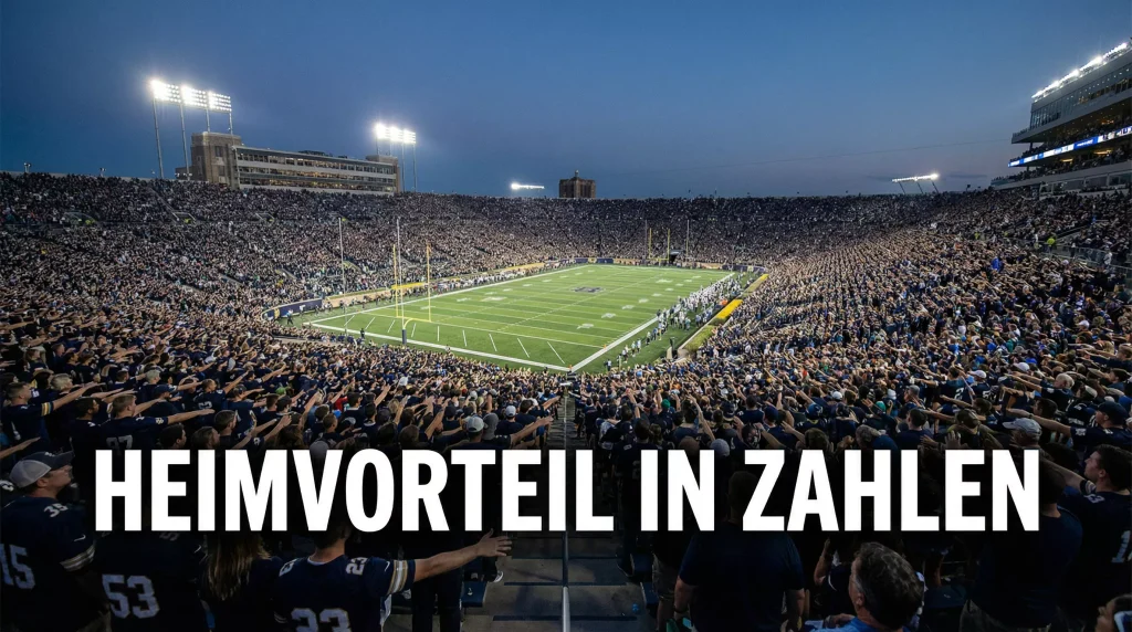NFL Home Field Advantage — Heimvorteil-Statistiken und Spread-Einfluss