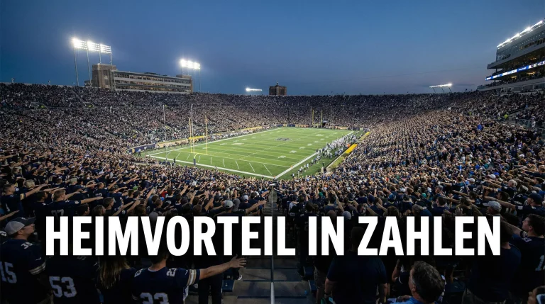 NFL Home Field Advantage — Heimvorteil-Statistiken und Spread-Einfluss