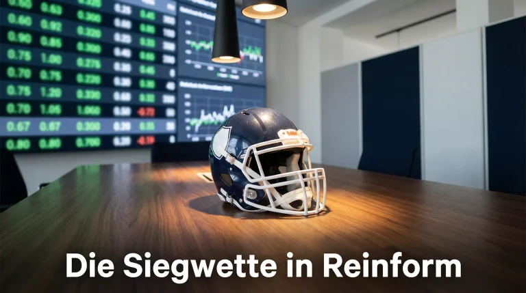 NFL Moneyline Wetten — Siegwette und Implied Probability