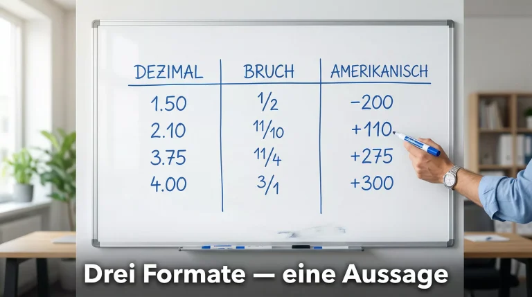 NFL Wettquoten lesen — Dezimal, Fractional und American Odds erklärt